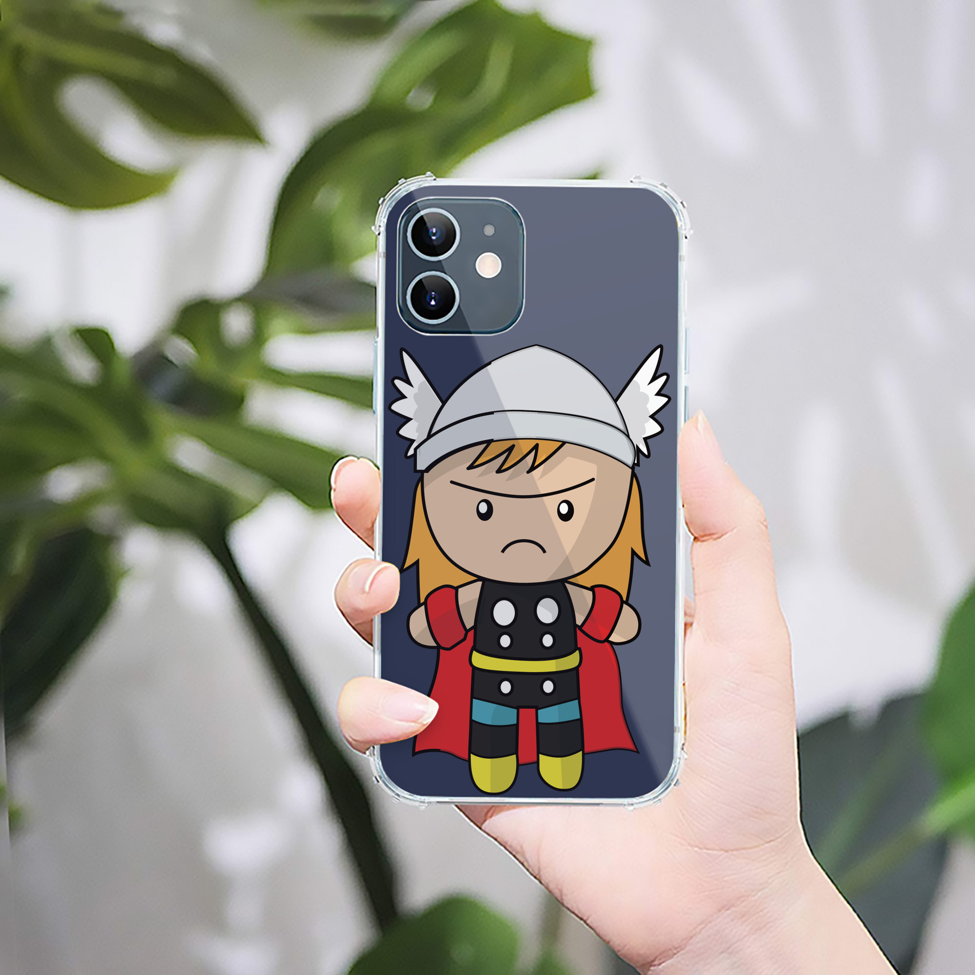 （画像用） アベンジャーズ The Avengers 【iPhone 12シリーズ対応】透明スマホケース（クリアソフトケース）